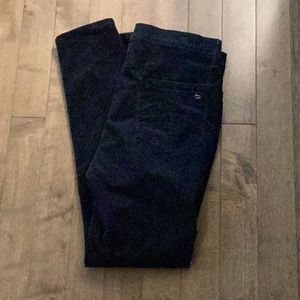 rag & bone high rise skinny black cord